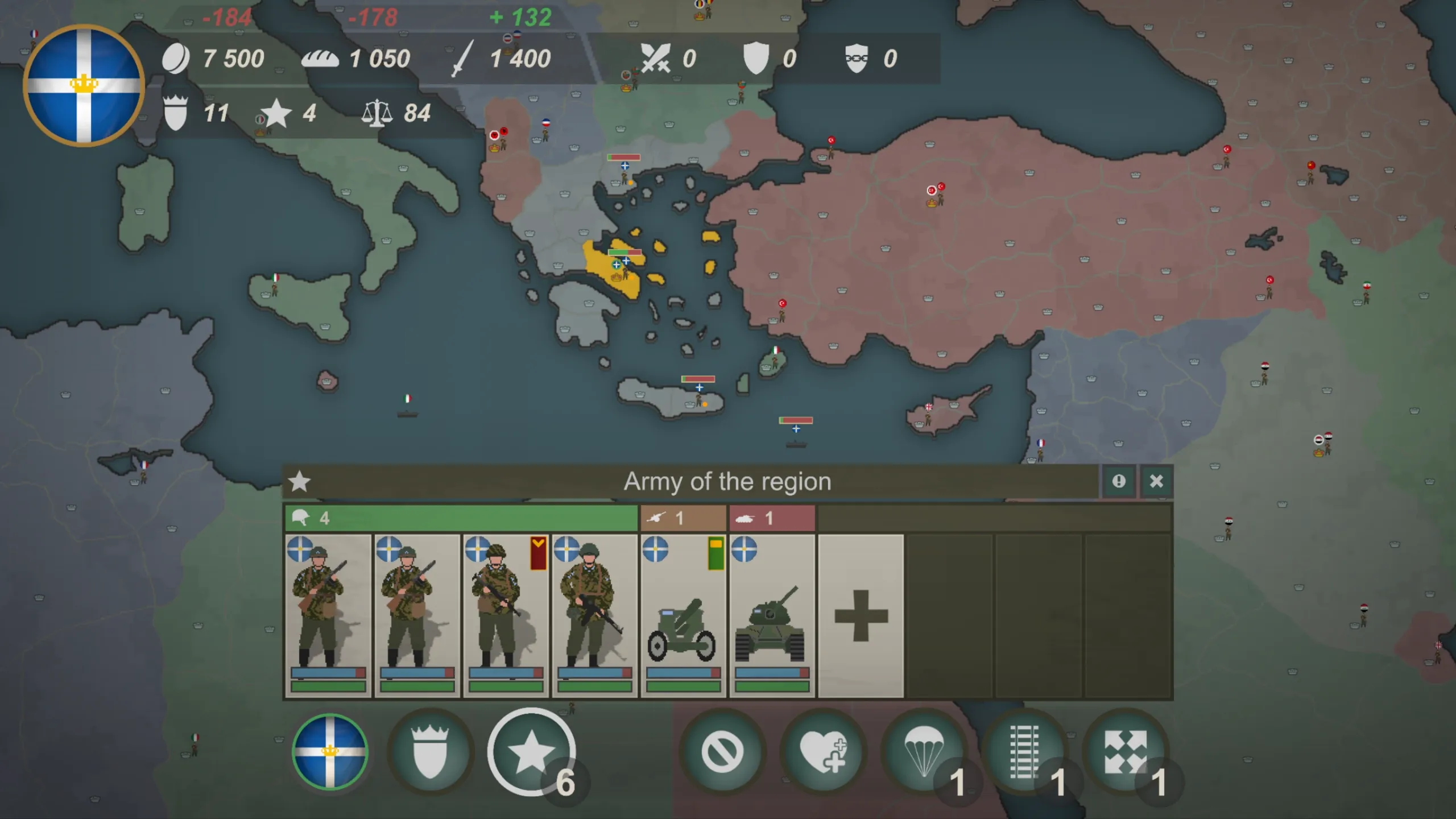 Spiel-Screenshot 3: Diplomatie-Menü